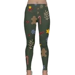 Christmas Party Pattern Design Classic Yoga Leggings by uniart180623