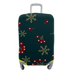 Christmas Festive Season Background Luggage Cover (small) by uniart180623