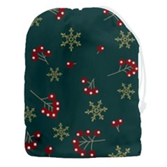 Christmas Festive Season Background Drawstring Pouch (3xl) by uniart180623