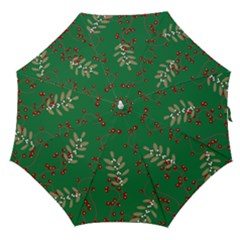 Christmas December Background Straight Umbrellas by uniart180623