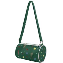 Twigs Christmas Party Pattern Mini Cylinder Bag by uniart180623