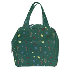 Twigs Christmas Party Pattern Boxy Hand Bag by uniart180623