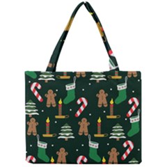 Pattern Christmas Gift Mini Tote Bag by uniart180623