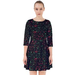 Confetti Star Dot Christmas Smock Dress by uniart180623