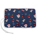 Christmas Background Design Pattern Pen Storage Case (L) View1