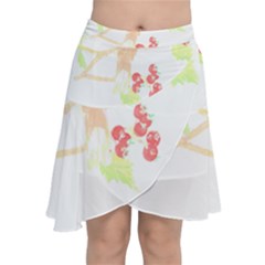 Bird Lover T- Shirtbird T- Shirt (38) Chiffon Wrap Front Skirt