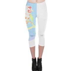 Birds Illustration T- Shirtbird T- Shirt (1) Capri Leggings  by EnriqueJohnson