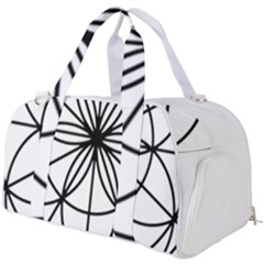 Black And White Pattern T- Shirt Black And White Pattern T- Shirt Burner Gym Duffel Bag