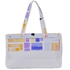 Blocks T- Shirt Blockage Abstract Art 2 T- Shirt Canvas Work Bag