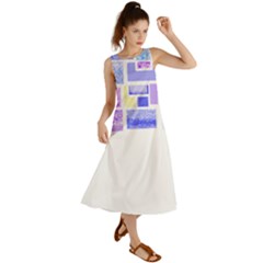 Blocks T- Shirt Blockage Abstract Art 2 T- Shirt Summer Maxi Dress by EnriqueJohnson