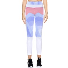 Blue Ridge Mountains T- Shirt Mountain Range T- Shirt Pocket Leggings  by EnriqueJohnson