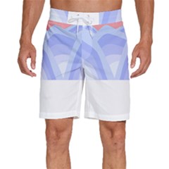 Blue Ridge Mountains T- Shirt Mountain Range T- Shirt Men s Beach Shorts by EnriqueJohnson