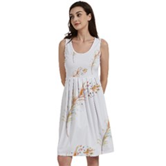 Boho Feather Pattern T- Shirt Boho Feather Pattern 8 Classic Skater Dress