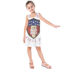 Trump 2024 The Final Battle Kids  Sleeveless Dress by 13stars