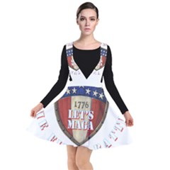 Trump 2024 The Final Battle Plunge Pinafore Dress by 13stars