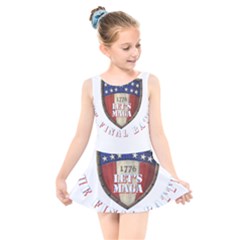 Trump 2024 The Final Battle Kids  Skater Dress Swimsuit by 13stars