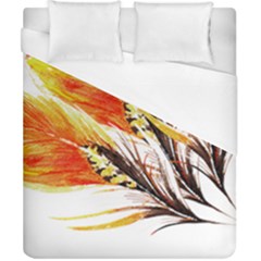 Boho Fire Feather Pattern T- Shirt Boho Fire Feather Pattern T- Shirt Duvet Cover (california King Size) by EnriqueJohnson