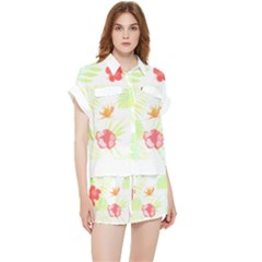 Botanical T- Shirt Botanical Attractive Smelling T- Shirt Chiffon Lounge Set