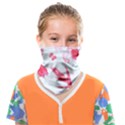 Botanical T- Shirt Botanical Charming Cardinal Flowers T- Shirt Face Covering Bandana (Kids) View1