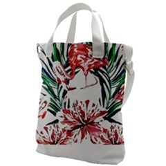 Botanical T- Shirt Botanical Pattern Hummingbird T- Shirt Canvas Messenger Bag by EnriqueJohnson