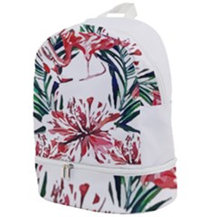 Botanical T- Shirt Botanical Pattern Hummingbird T- Shirt Zip Bottom Backpack by EnriqueJohnson