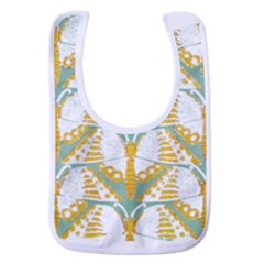 Butterflies T- Shirt Butterflies Pattern T- Shirt Baby Bib