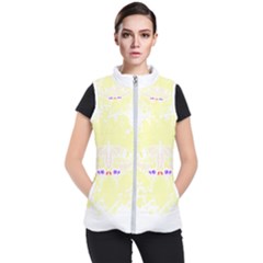 Butterfly Art T- Shirtbutterfly T- Shirt (4) Women s Puffer Vest