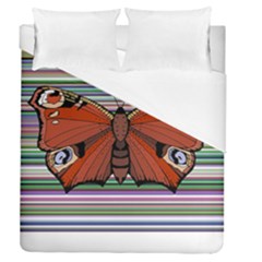 Butterfly Art T- Shirtbutterfly T- Shirt (8) Duvet Cover Double Side (queen Size) by EnriqueJohnson