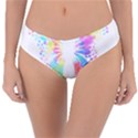 Butterfly Art T- Shirtbutterfly T- Shirt Reversible Classic Bikini Bottoms View1