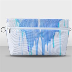 Butterfly Art T- Shirtmelting Butterfly Blue Wings Art  Design T- Shirt Handbag Organizer