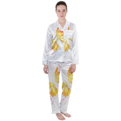 Butterfly Design T- Shirtbutterfly T- Shirt (1) Women s Long Sleeve Satin Pajamas Set	 by EnriqueJohnson