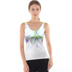 Butterfly Design T- Shirtbutterfly T- Shirt (2) Women s Basic Tank Top by EnriqueJohnson