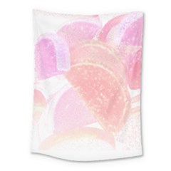 Candy T- Shirt Grapefruit Orange Pink Sugar Candy Slices Photograph T- Shirt Medium Tapestry by EnriqueJohnson