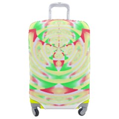 Circle Design T- Shirt Abstract Red Green Yellow Ornamental Circle Design T- Shirt Luggage Cover (medium) by EnriqueJohnson