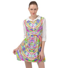 Circle T- Shirt Colourful Abstract Circle Design T- Shirt Mini Skater Shirt Dress by EnriqueJohnson