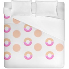 Coffee Donut Patterns T- Shirt Coffee & Donut Patterns T- Shirt Duvet Cover Double Side (king Size)