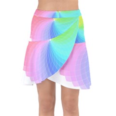 Color Wheel T- Shirt Color Wheel T- Shirt Wrap Front Skirt by EnriqueJohnson