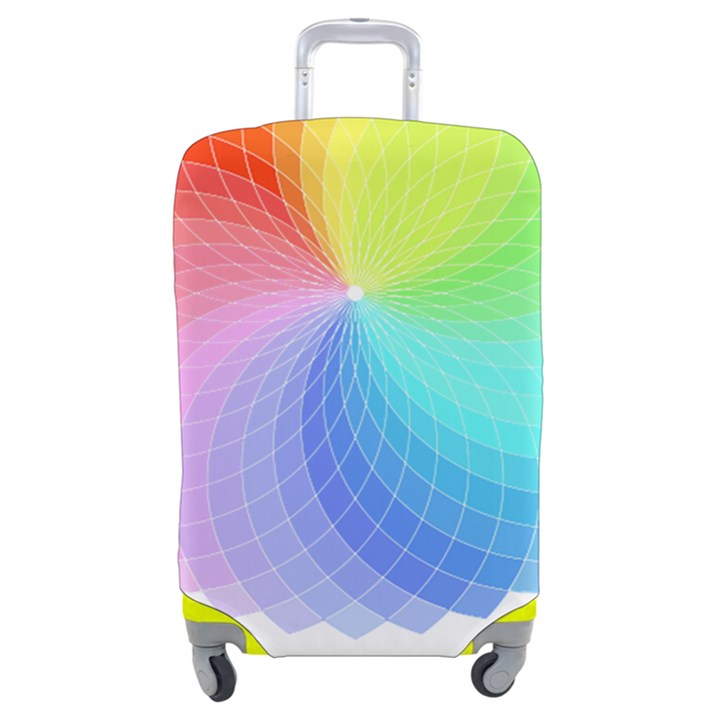 Color Wheel T- Shirt Color Wheel T- Shirt Luggage Cover (Medium)