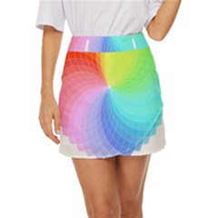 Color Wheel T- Shirt Color Wheel T- Shirt Mini Front Wrap Skirt