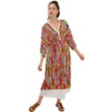 Colorful Design T- Shirt Bright Shells  T- Shirt Grecian Style  Maxi Dress View1