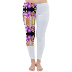 Colorful Flowers Pattern T- Shirt Colorful Wild Flowers T- Shirt Classic Winter Leggings