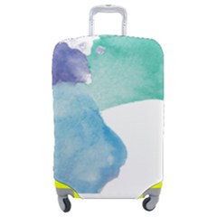 Colourful Pattern T- Shirt Colourful Watercolor Rainbow Bubbles T- Shirt Luggage Cover (medium) by EnriqueJohnson