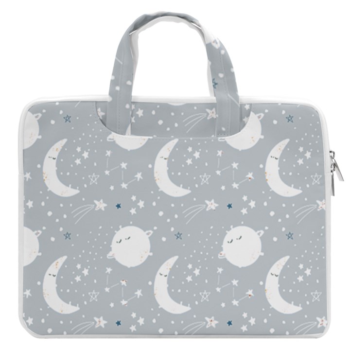 Cosmos T- Shirt Cute Baby Cosmic Pattern 7 MacBook Pro 16  Double Pocket Laptop Bag 