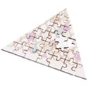 Diamond T- Shirt Colorful Diamond Roster T- Shirt Wooden Puzzle Triangle View2