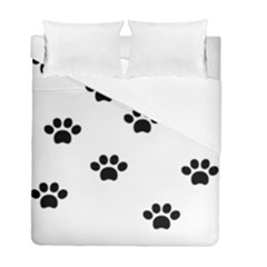 Dog Paw Print T- Shirt Paw Pattern 6 Duvet Cover Double Side (full/ Double Size) by EnriqueJohnson