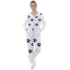 Dog Paw Print T- Shirt Paw Pattern 6 Women s Tracksuit by EnriqueJohnson