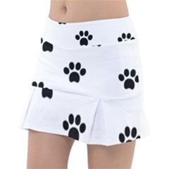 Dog Paw Print T- Shirt Paw Pattern 6 Classic Tennis Skirt by EnriqueJohnson