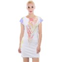 Feathers Design T- Shirtfeathers T- Shirt (1) Cap Sleeve Bodycon Dress View1