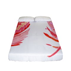 Feathers Design T- Shirtfeathers T- Shirt (2) Fitted Sheet (full/ Double Size) by EnriqueJohnson