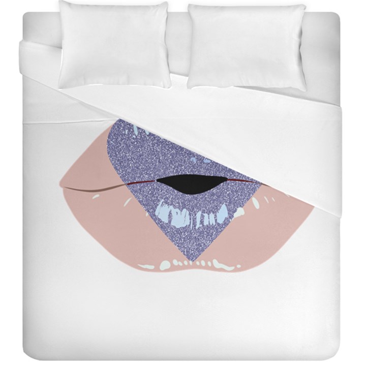 Lips -18 Duvet Cover Double Side (King Size)